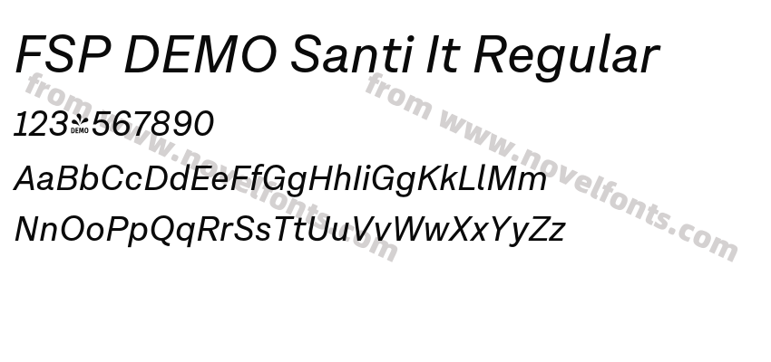 FSP DEMO Santi It RegularPreview