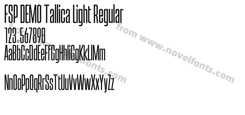 FSP DEMO Tallica Light RegularPreview