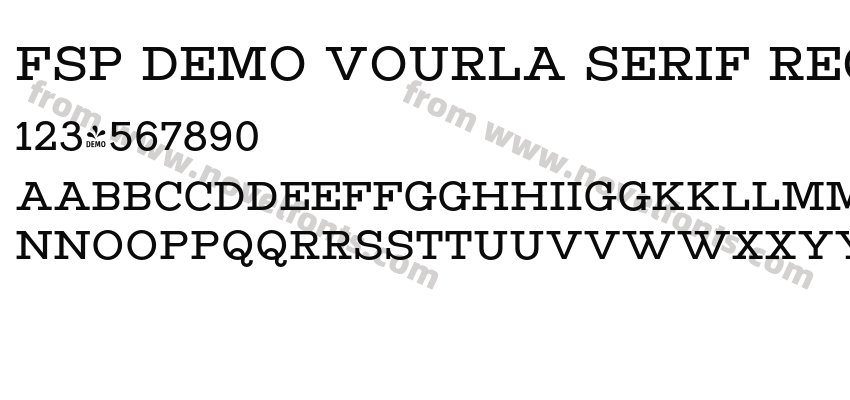 FSP DEMO Vourla Serif RegularPreview
