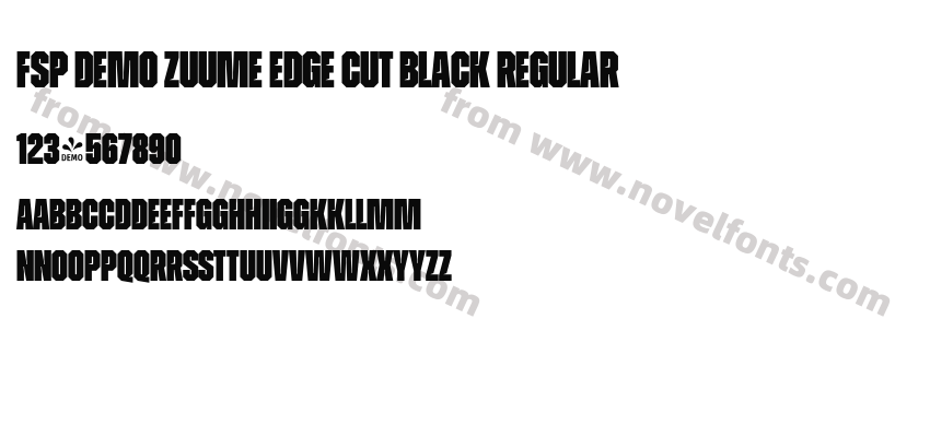 FSP DEMO Zuume Edge Cut Black RegularPreview