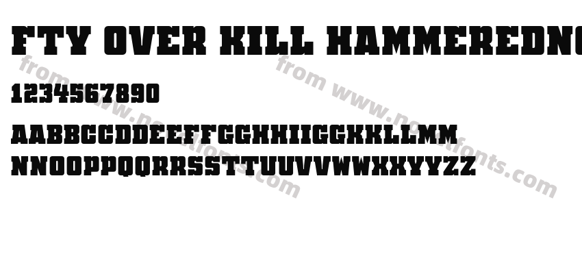 FTY Over Kill HammeredNCPreview