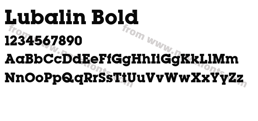 Lubalin BoldPreview