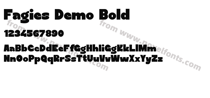 Fagies Demo BoldPreview