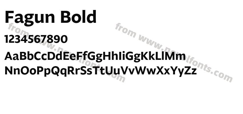 Fagun BoldPreview