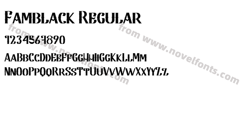 Famblack RegularPreview