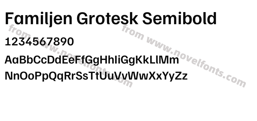 Familjen Grotesk SemiboldPreview
