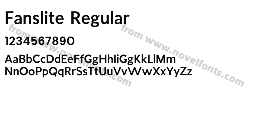Fanslite RegularPreview