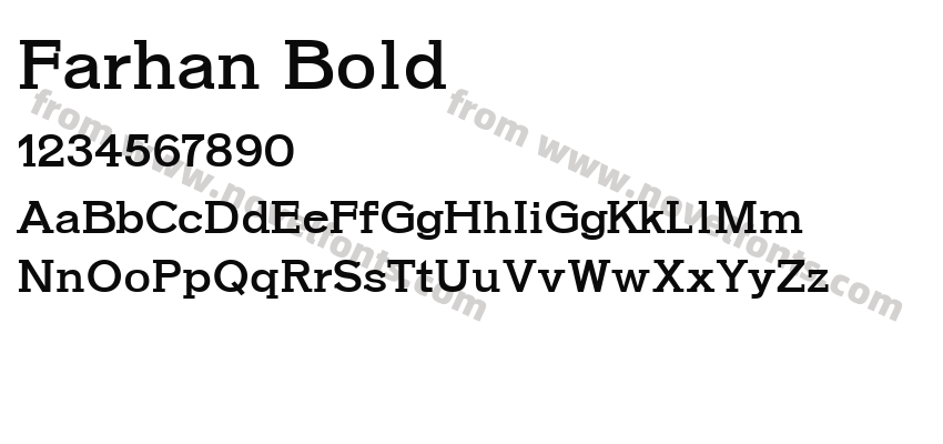 Farhan BoldPreview