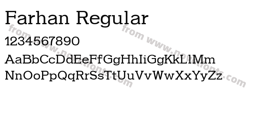 Farhan RegularPreview