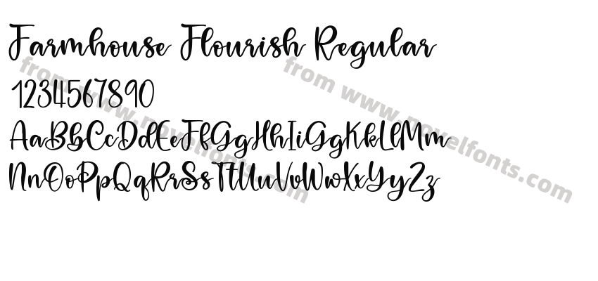 Farmhouse Flourish RegularPreview