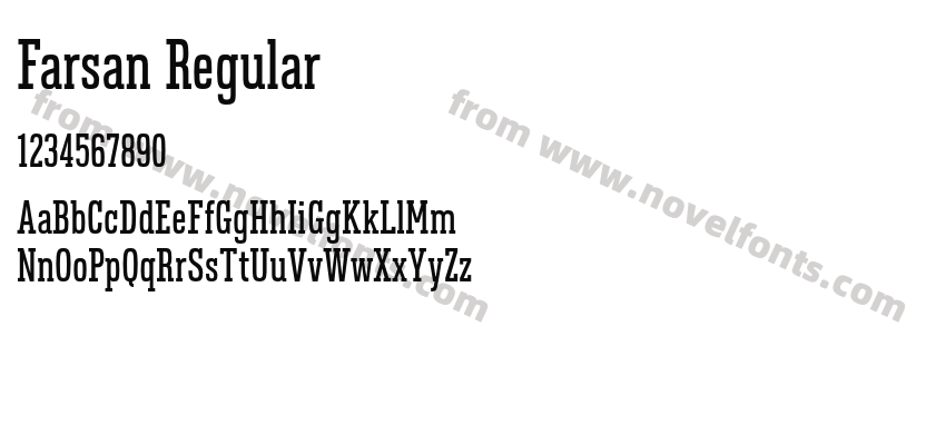 Farsan RegularPreview