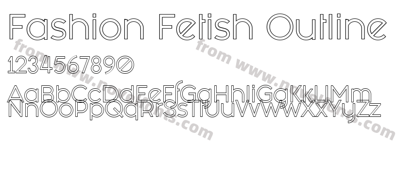 Fashion Fetish OutlinePreview