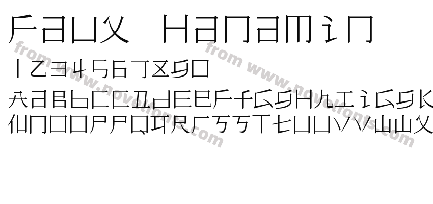 Faux HanaminPreview