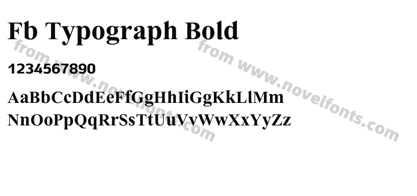 Fb Typograph BoldPreview