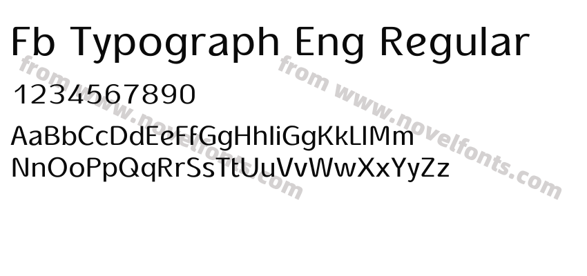 Fb Typograph Eng RegularPreview