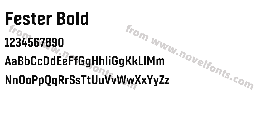 Fester BoldPreview