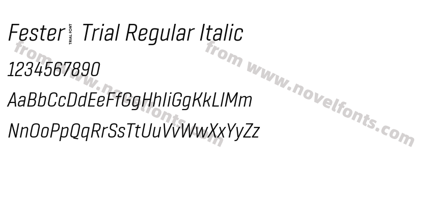 Fester_ Trial Regular ItalicPreview
