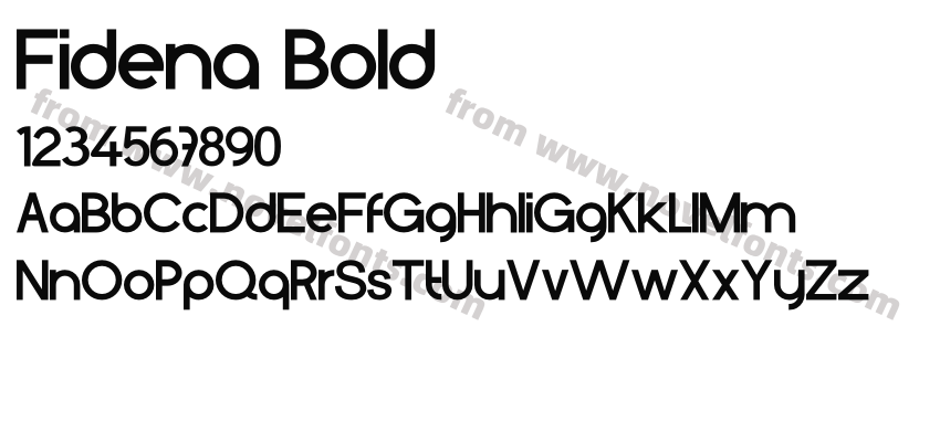 Fidena BoldPreview