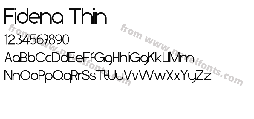 Fidena ThinPreview