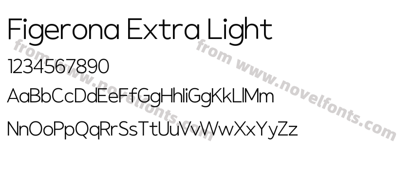 Figerona Extra LightPreview