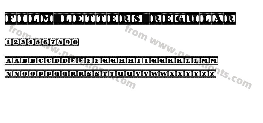 Film Letters RegularPreview