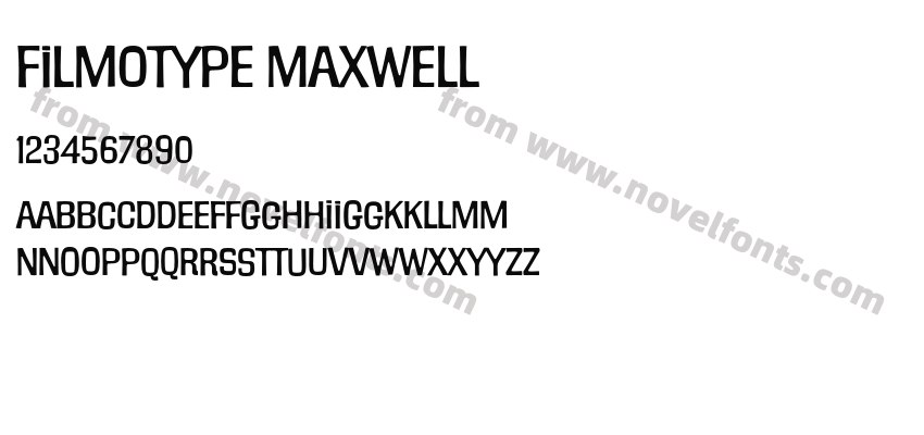 Filmotype MaxwellPreview