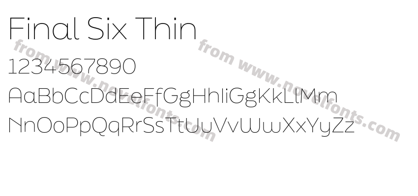Final Six ThinPreview