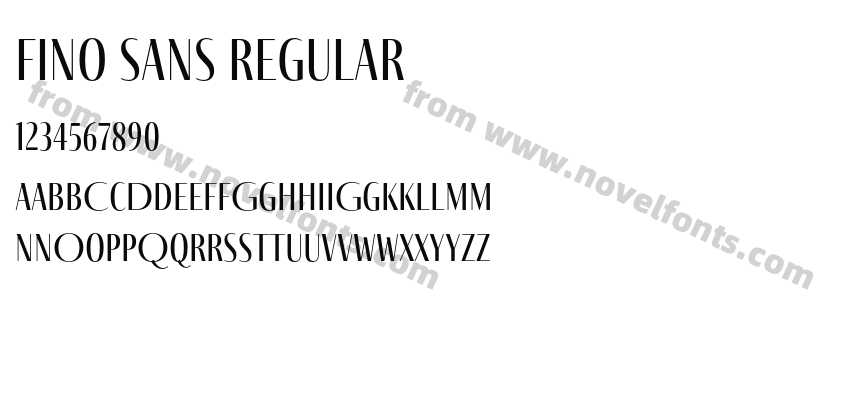 Fino Sans RegularPreview