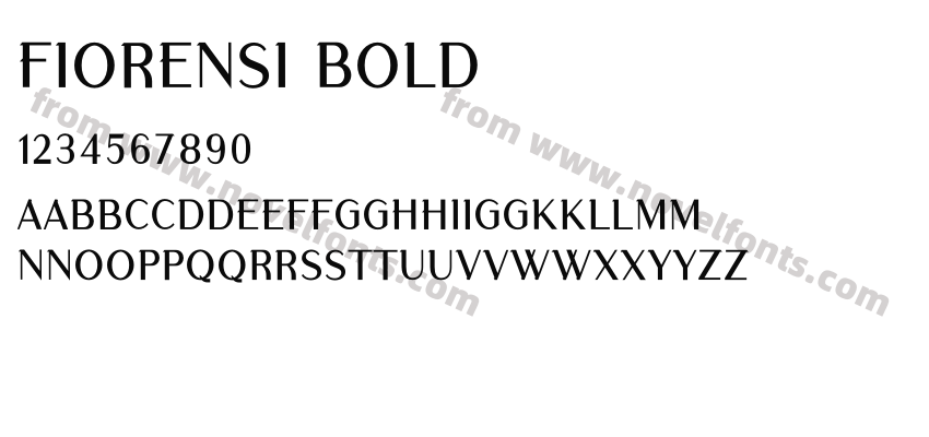 Fiorensi BoldPreview