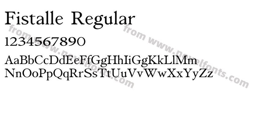 Fistalle RegularPreview