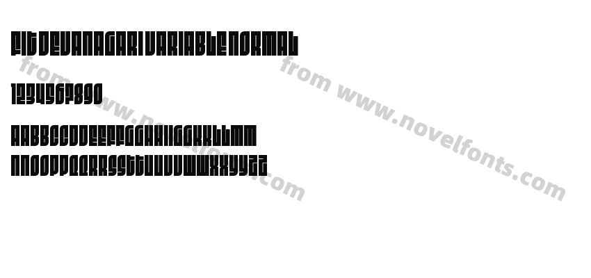 Fit Devanagari Variable NormalPreview