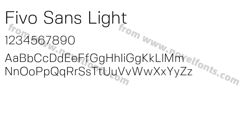 Fivo Sans LightPreview