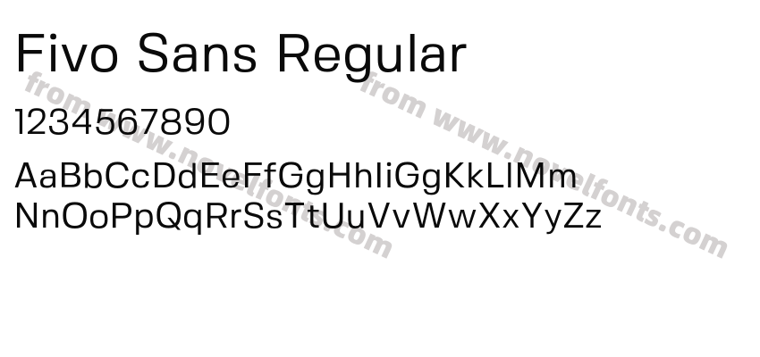 Fivo Sans RegularPreview