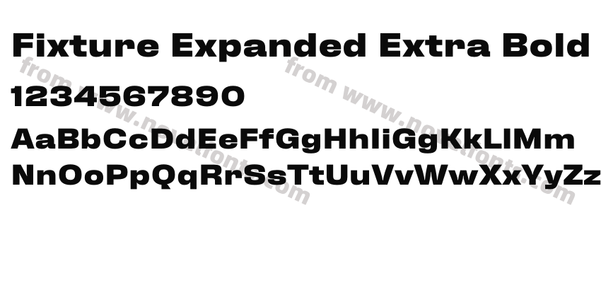 Fixture Expanded Extra BoldPreview
