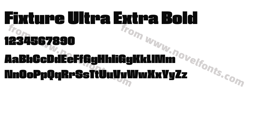 Fixture Ultra Extra BoldPreview