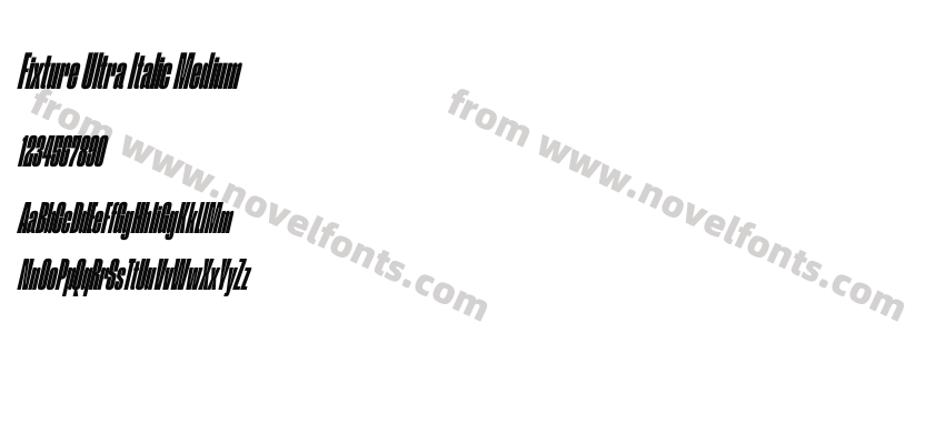 Fixture Ultra Italic MediumPreview