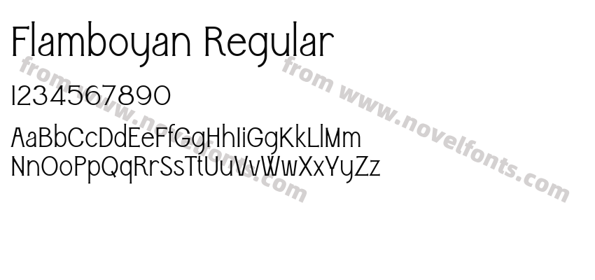 Flamboyan RegularPreview