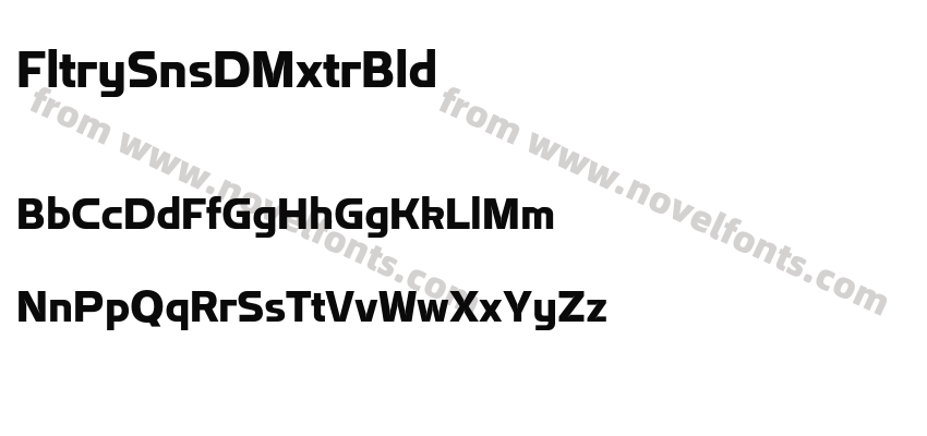 Flatory Sans DEMO Extra BoldPreview