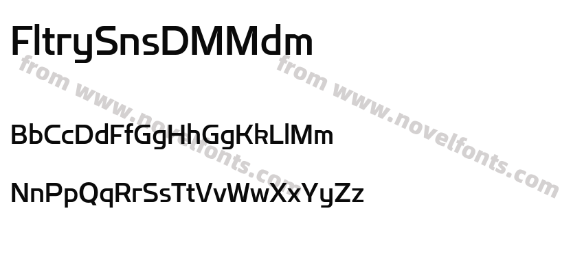 Flatory Sans DEMO MediumPreview