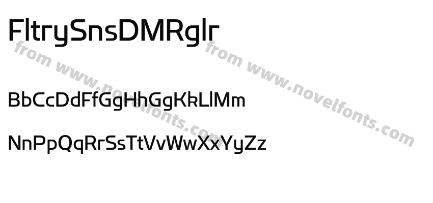 Flatory Sans DEMO RegularPreview