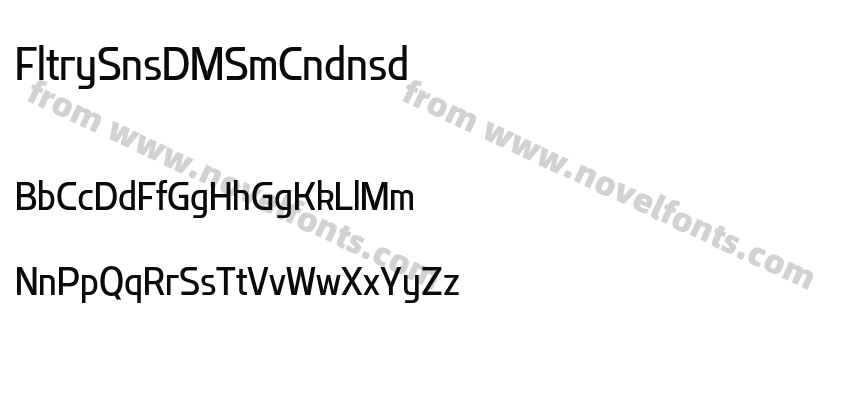 Flatory Sans DEMO Semi CondensedPreview