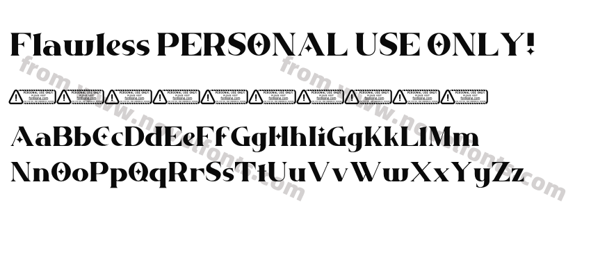 Flawless PERSONAL USE ONLY!Preview