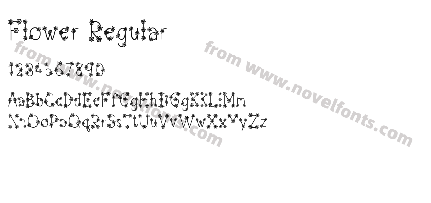 Flower RegularPreview