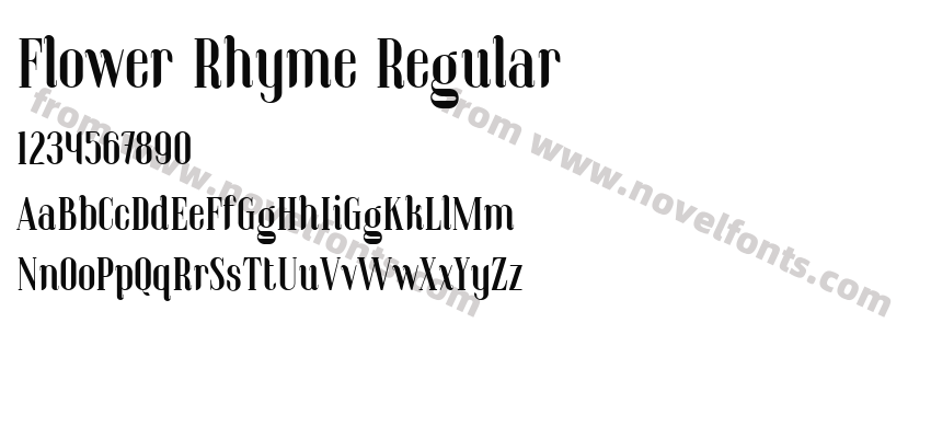 Flower Rhyme RegularPreview