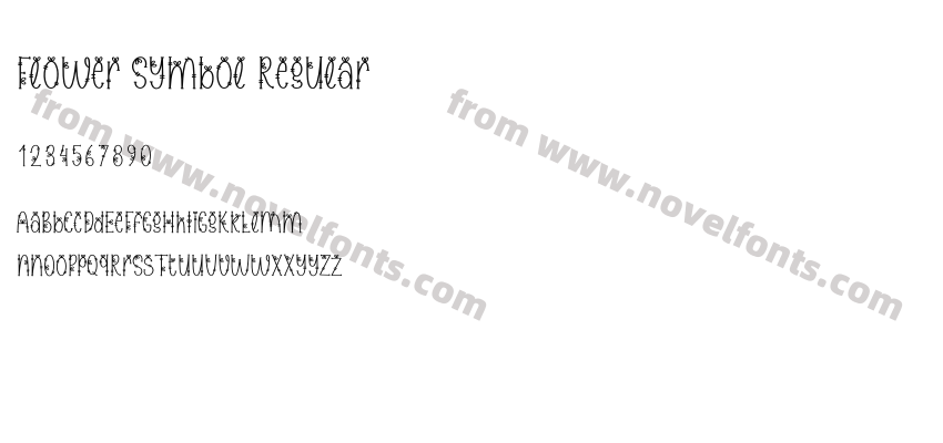 Flower Symbol RegularPreview