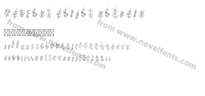 Flowers Leaves RegularPreview