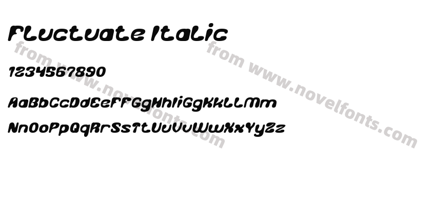 Fluctuate ItalicPreview