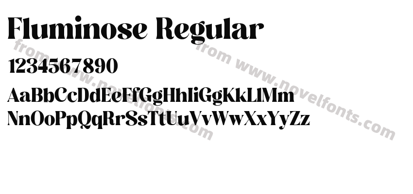 Fluminose RegularPreview