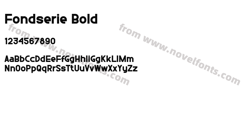 Fondserie BoldPreview