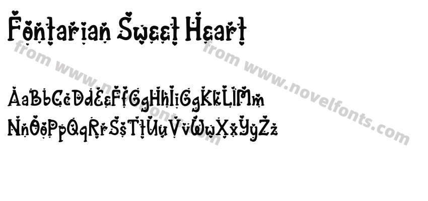 Fontarian Sweet HeartPreview